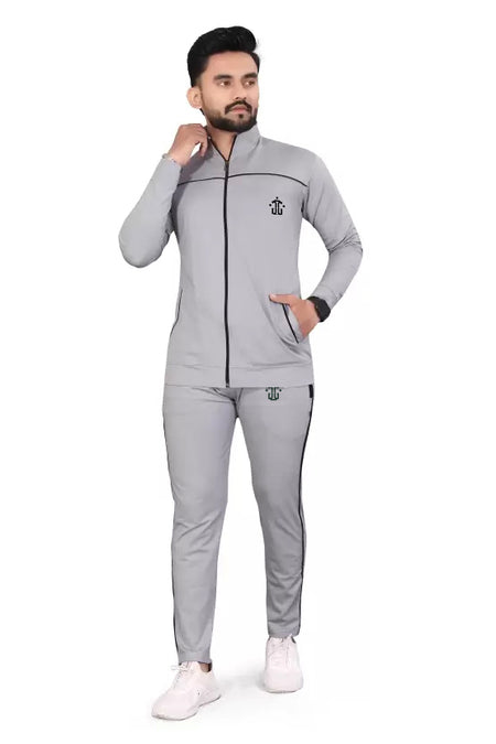 Gibbonte Men's Track suit Light grey