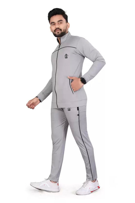 Gibbonte Men's Track suit Light grey